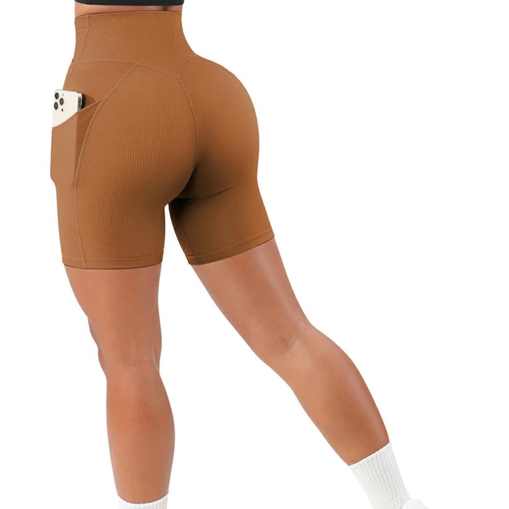 Suuksess Crossover Sculpt Ribbed Shorts Size Medium